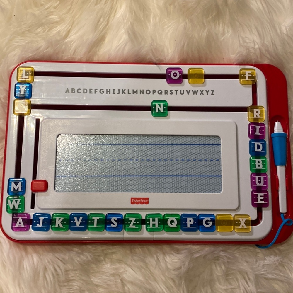 Fisher-Price Magnetic Learn to Write Spell Letter Board Toddler Toy